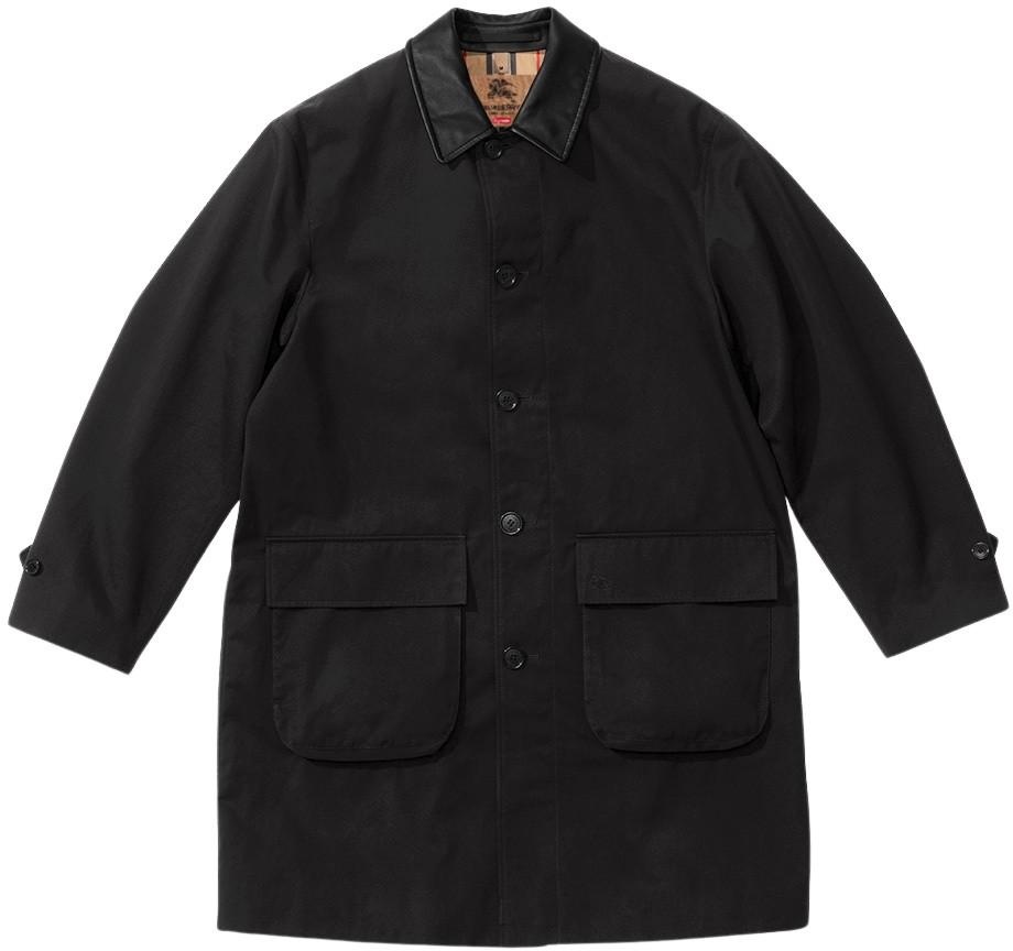 Supreme®/Burberry® Leather Collar Trench view 17